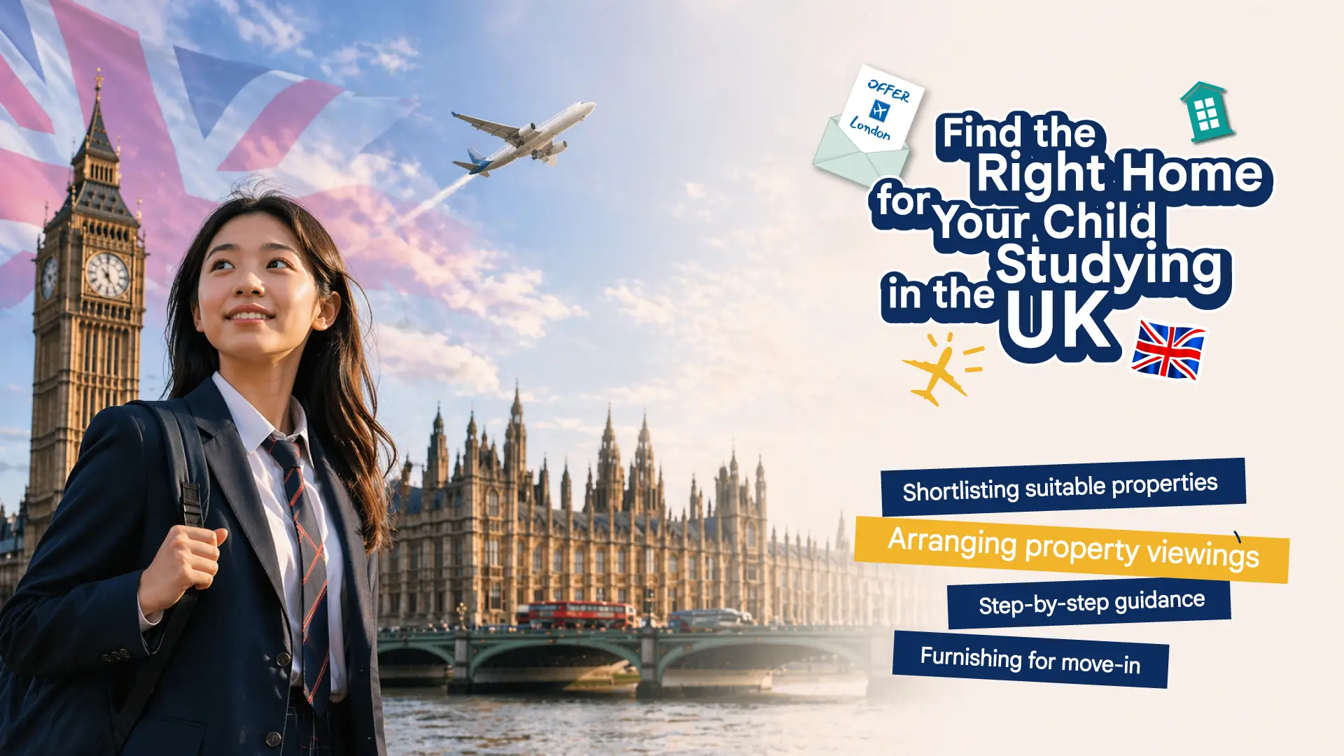 Find the right home for your child studing in the uk